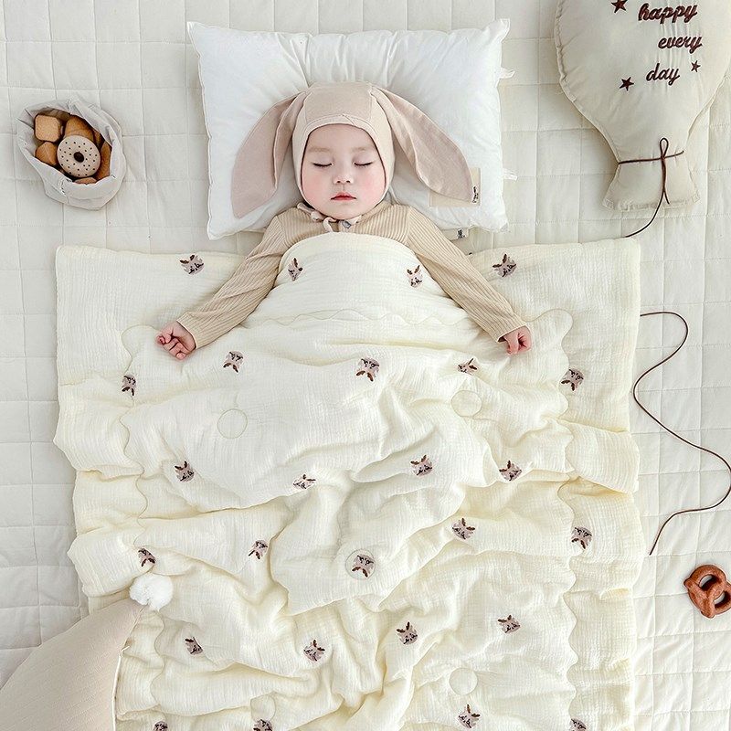 婴儿被子秋冬安抚新生儿童宝宝毛毯加厚盖被幼儿园盖毯空调被,婴童用品,被子/被芯,淘宝优惠券,粉丝福利购,淘宝优惠卷