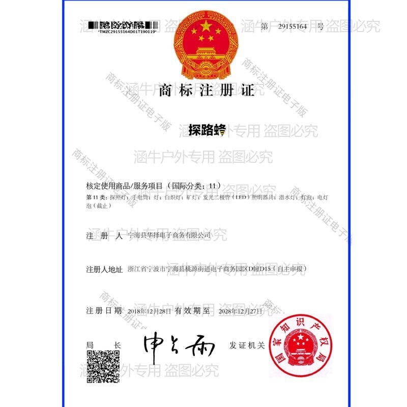 促销探路蜂(EWPLIREWASyP)二档手电筒强光小型可充电户外远射超