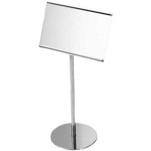 定制菜牌夹自助餐菜牌菜名标签牌不锈钢台卡架餐牌名片菜名展示架