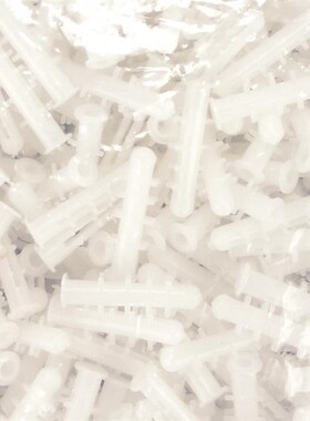 塑料 螺栓塑料膨胀管带刺只  φ膨胀螺丝8mm白色mm010  塞0膨胀6
