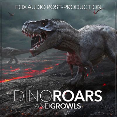 速发Fox Audio Dino Roars And Growls恐龙咆哮野兽怪物叫声音效