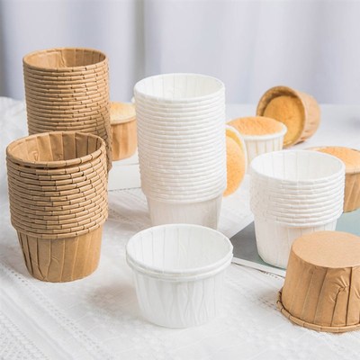 50pcs Muffin Cupcake Paper Cups Wrappers Baking Cup Tray Cas
