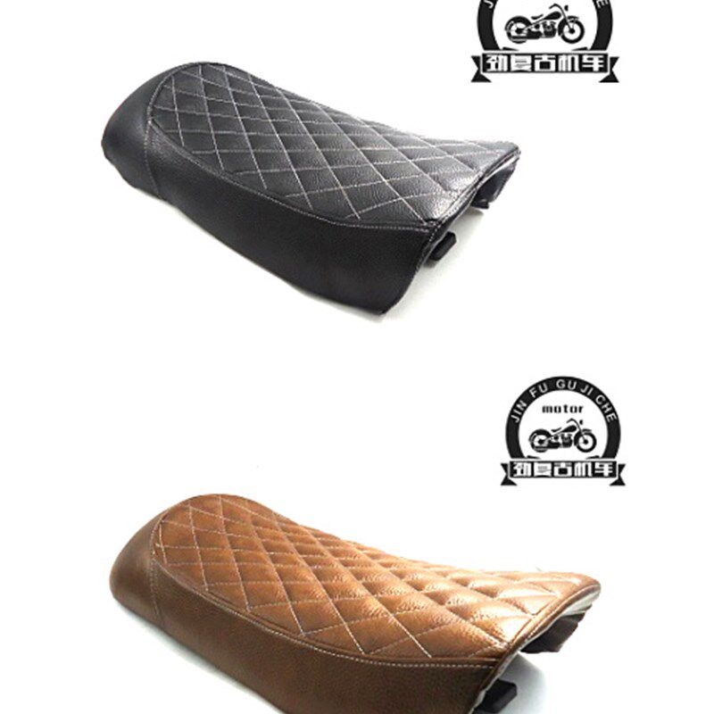 适用于宗申week8复古摩托车改装后扶手尾翼  zs150-52毛毛虫坐垫