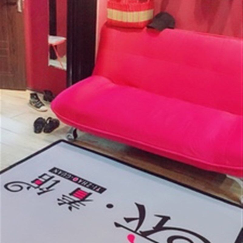 新品服装店拍照地垫穿衣镜前试衣间长方形定制logo婚纱店铺名防滑