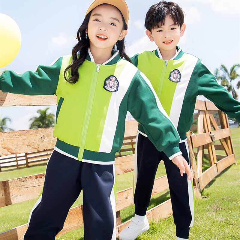 小学生校服套装学院风幼儿园园服春秋装三件套儿童运动会班服秋季