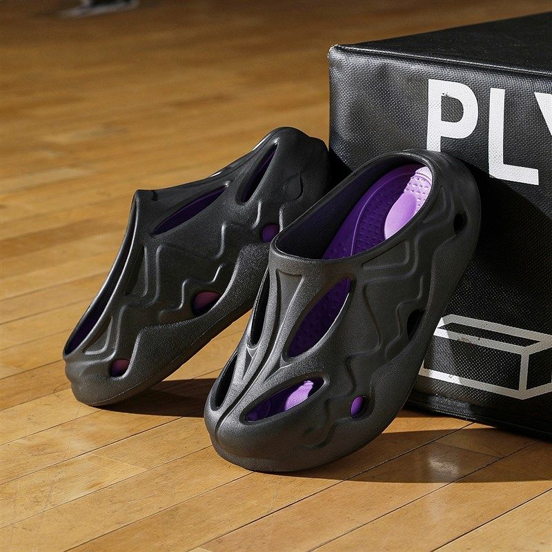 洞洞鞋男款夏季外穿2025新款溯溪鞋户外运动沙滩防滑防臭包头凉拖,流行男鞋,洞洞鞋,淘宝优惠券,粉丝福利购,淘宝优惠卷