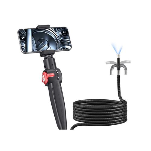 内窥镜360度可旋转弯高清摄像头防水I汽车维修缸内积碳探头内窥镜