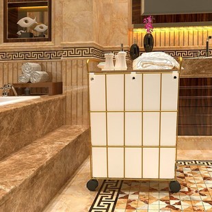 plastic large hand wheel dirty laundry washing basket