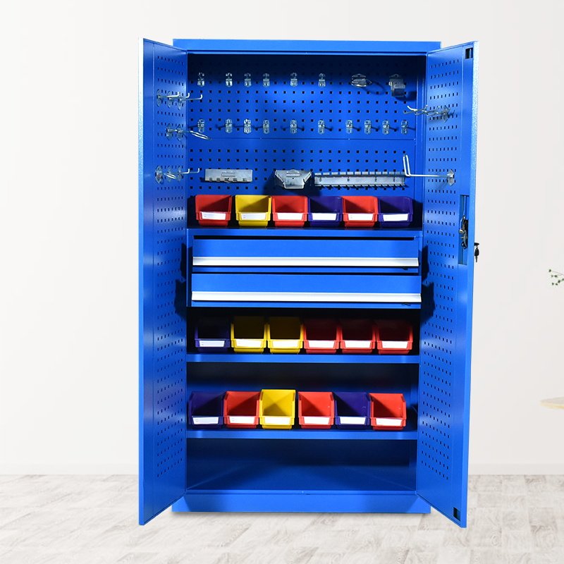 现货速发钢制重型铁皮工具柜车间用加厚带锁双门五金工具柜汽修柜,商业/办公家具,文件柜,淘宝优惠券,粉丝福利购,淘宝优惠卷