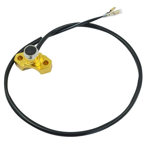 摩托车改装件CNC带自复位启动熄火超车喇叭开关改装功能配件开关