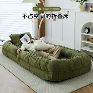 折叠床单人床午休午睡神器儿童午睡折叠床简易床家用新型懒人沙发