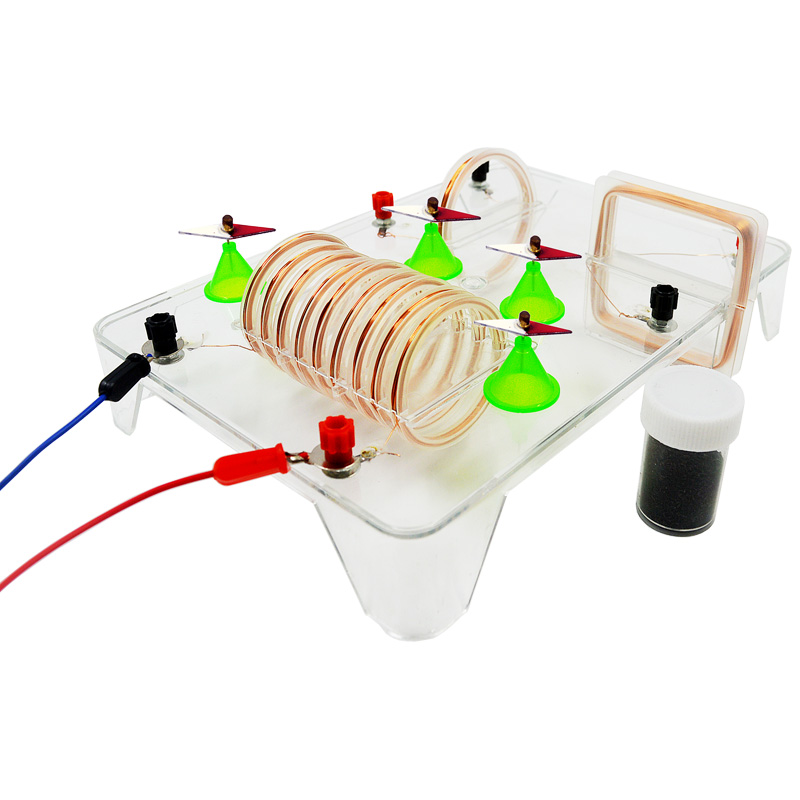 电流磁场演示器通电螺线管导线产生磁场方环形线圈可投影物理教学