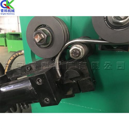 12mm方向盘打圈机钢带扁铁压槽打圈机自动变频空心管卷圆机2-