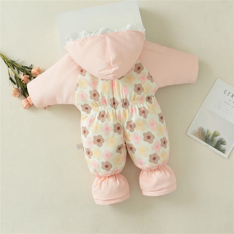 女宝宝冬季加厚棉衣套装新生儿加绒外出抱被婴儿连体衣包脚防风服,童装/婴儿装/亲子装,连身衣/爬服/哈衣,淘宝优惠券,粉丝福利购,淘宝优惠卷