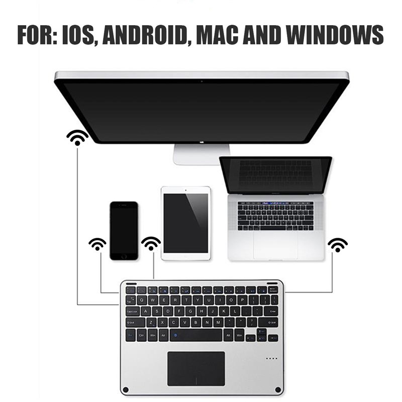 网红Keyboard for Microsoft Surface Pro 3/4/5/6/7 PC Wireless