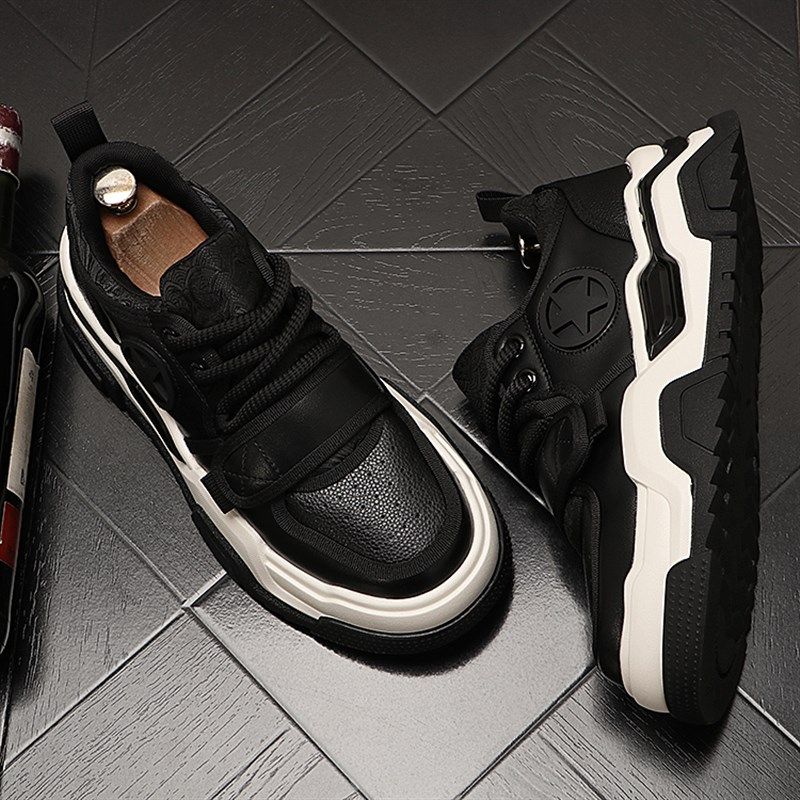 小白鞋男秋季新品增高鞋子韩版潮流百搭休闲鞋爆款时尚运动男板鞋,流行男鞋,时尚休闲鞋,淘宝优惠券,粉丝福利购,淘宝优惠卷