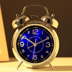 闹钟儿童学生专用打铃巨响机械强力叫醒大音量老人起床神器闹铃小