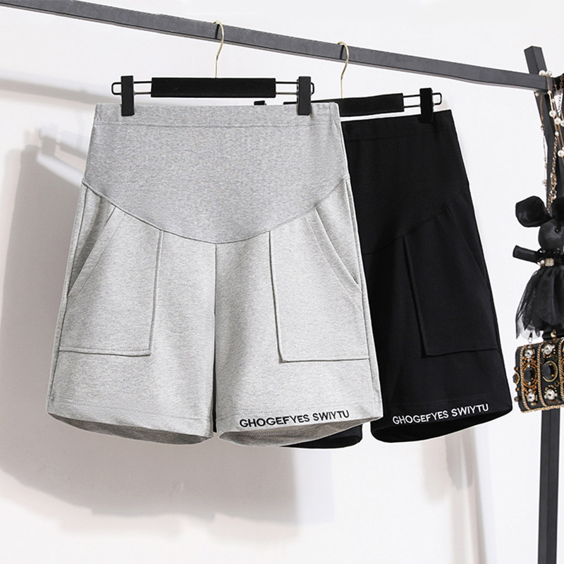 孕妇短裤夏季外穿薄款宽松休闲运动阔腿春夏天大码打底裤子女夏装