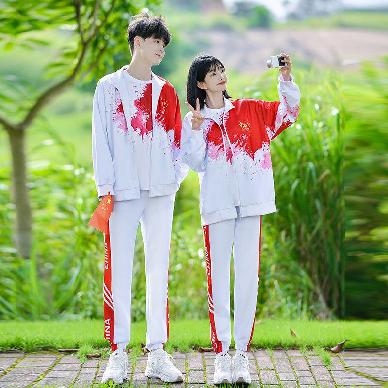 新品中国风班服青少年运动套装中小学生运动会入场式服装初高中学