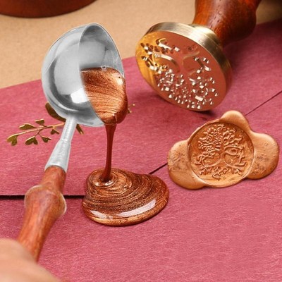 Sealing Wax Furnace Stove Stamp Wax Seal Beads  Warmer Melti