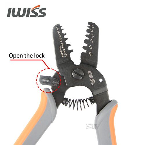 HS-D2 Crimper Cable Cutter Wire Stripper/Open Barrel Crimpin