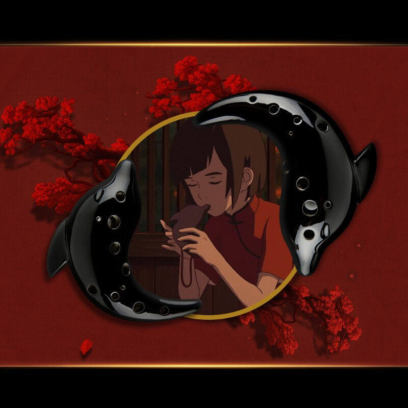 陶笛大鱼海棠鲲笛十二孔中音c调高音c调sc12孔ag中音g鲲笛