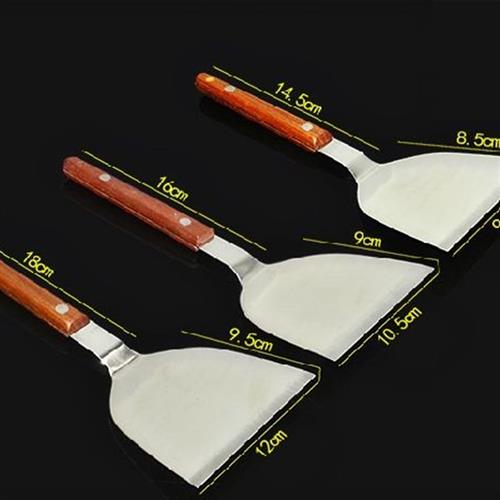 极速Stainless Steel Steak Fried Shovel Spatula Pizza peel