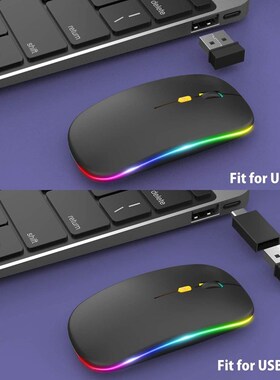 [Upgrade] LED Wireless Mouse, Mobile Optical Office Mouse wi