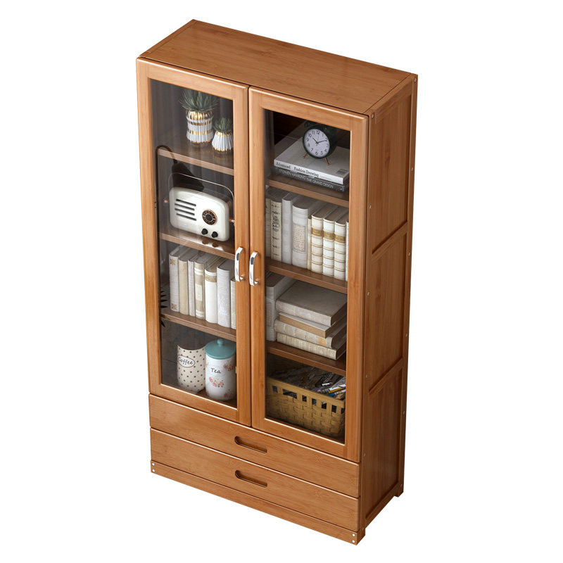 书柜带门防尘书架置物架落地家用现代简约儿童收纳柜客厅储物柜子,住宅家具,单个书柜,淘宝优惠券,粉丝福利购,淘宝优惠卷