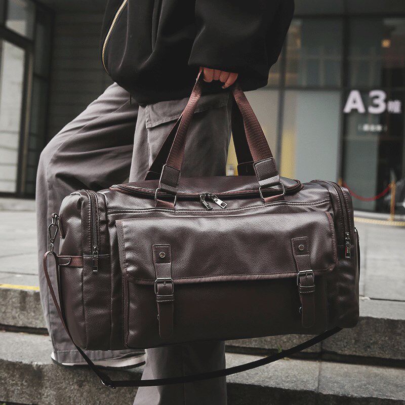 男士短途旅行包大容量PU出差行李袋收纳手提运动健身包女干湿分离,箱包皮具/热销女包/男包,旅行袋,淘宝优惠券,粉丝福利购,淘宝优惠卷
