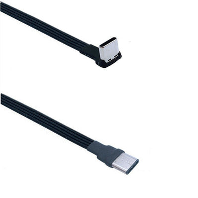 推荐Flat elbow USB-C Type C Up & Down 90 Degree data chargin