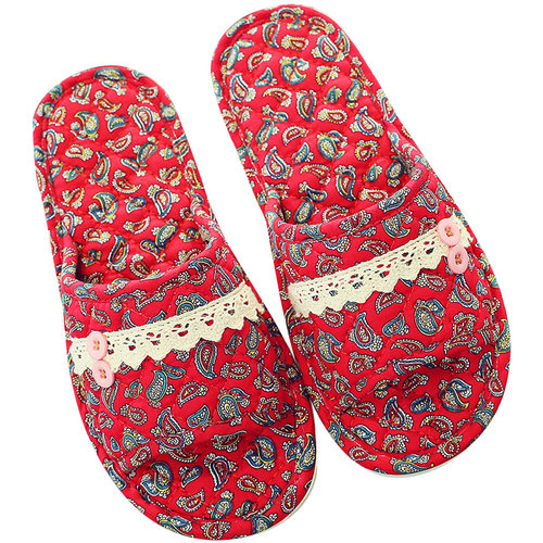 韩版纯棉拖鞋情侣男女室内防滑厚底橡胶底家居拖鞋夏季地板凉拖