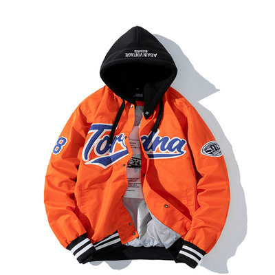 Hip Hop Baseball Jacket Men Women Embroidery Jacket Letter S