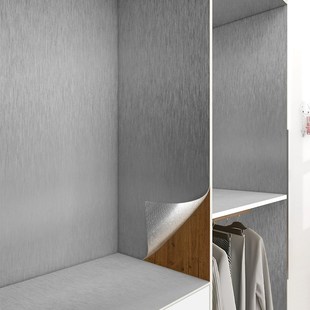 加厚橱柜贴纸防水防油自粘衣柜子防潮厨房台面柜门耐高温翻新家具