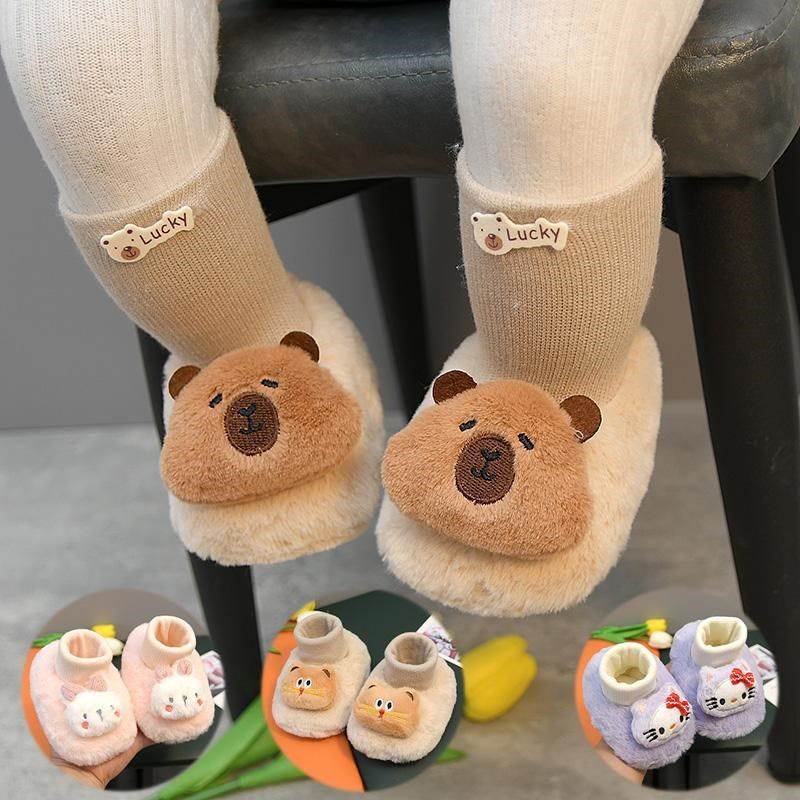 冬季6-12个月新生儿卡通保暖加绒棉鞋婴儿学步鞋防掉男女宝宝袜鞋,童鞋/婴儿鞋/亲子鞋,婴儿步前鞋/袜鞋,淘宝优惠券,粉丝福利购,淘宝优惠卷