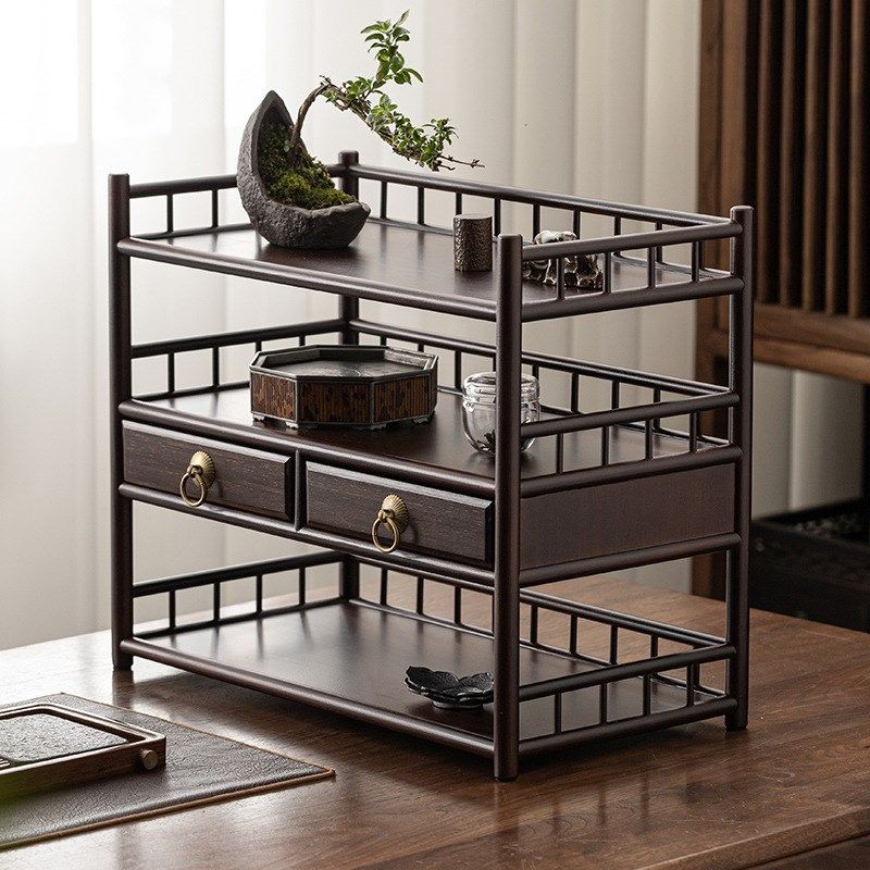 茶器收纳架茶桌紫砂壶茶杯摆件展示架新中式博古架小型多层置物架,五金/工具,计数器,淘宝优惠券,粉丝福利购,淘宝优惠卷