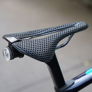 COSY坐墊碳纖維3d打印公路車座墊自行車鞍座單車帶尾燈