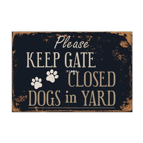 Metal Poster PLEASE KEEP GATR CLOSE Metal Sign Flag Plaque B