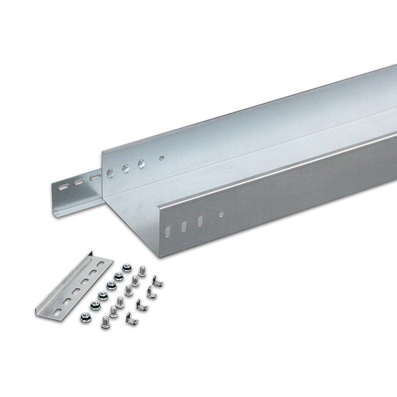 琼凯304不锈钢防火梯式镀锌线槽网络走线弱电喷塑玻璃钢电缆桥架