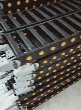 供应柔性电缆拖链 H80塑料拖链 80.200-R500塑料拖链厂家