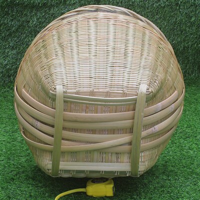 竹子编织竹制品大全竹箩筐竹编老式手工艺品手提圆篮摘菜篮鸡蛋篮
