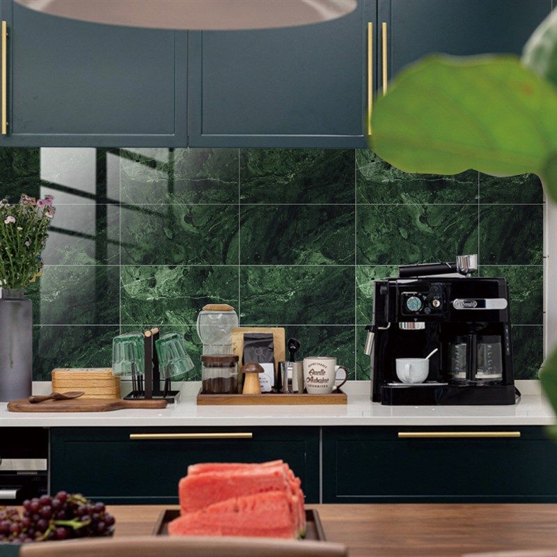 仿大理石纹绿色水晶膜地板楼梯柜子瓷砖贴家居遮丑装饰画自粘防水,家居饰品,软装墙贴,淘宝优惠券,粉丝福利购,淘宝优惠卷