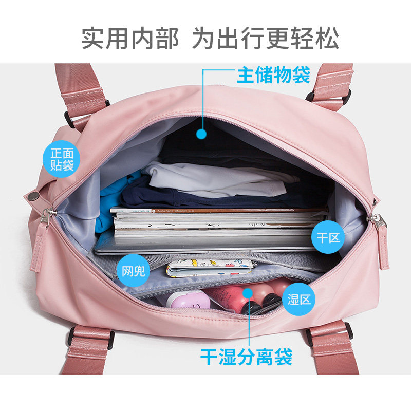 短途旅行包女包手提出差大容量轻便运动健身小行李待产旅游收纳袋,箱包皮具/热销女包/男包,旅行袋,淘宝优惠券,粉丝福利购,淘宝优惠卷