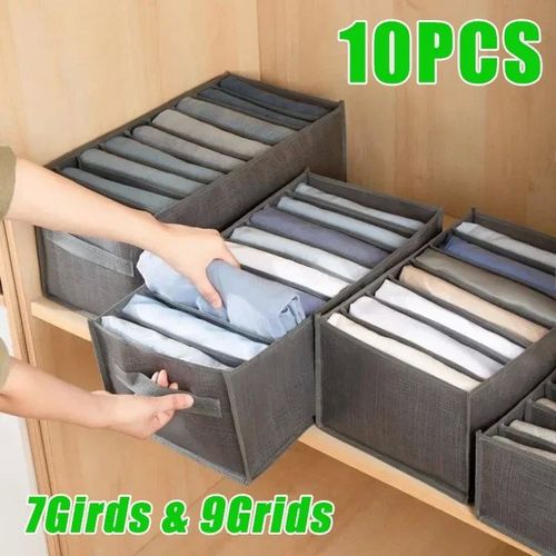 Closets Clothes Organizer Pants Jeans Storage Box Cabinet Or