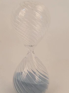 沙漏水波纹斜旋纹计时30分钟送生日朋友情人节毕业简约礼品摆件
