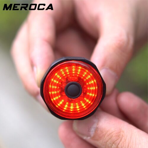 Upgrade Smart Bicycle Rear Light Auto Start/Stop Brake Sensi