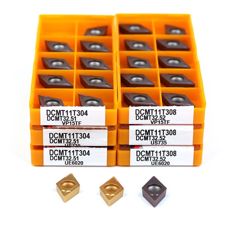 10pcs DCMT11T308 DCMT11T304 VP15TF UE6020 US735 Carbide Blad 3C数码配件 手机支架/手机座 原图主图