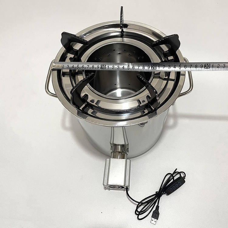 德国进口木柴气化炉农村柴火灶家用烧木柴无烟环保火炉户外柴火炉