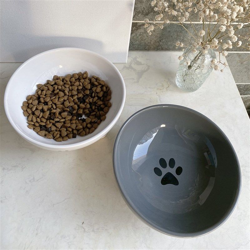 陶瓷猫碗大口径狗盆防打翻狗碗宠物喝水碗三脚猫咪饭碗宠物用品,宠物/宠物食品及用品,猫狗碗/慢食碗,淘宝优惠券,粉丝福利购,淘宝优惠卷