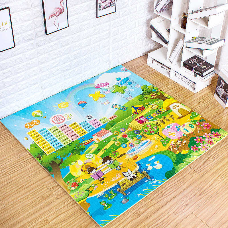 加厚婴儿爬垫拼接爬爬行垫拼图泡沫地板卡通垫地垫儿童60x6,居家布艺,家用脚垫,淘宝优惠券,粉丝福利购,淘宝优惠卷